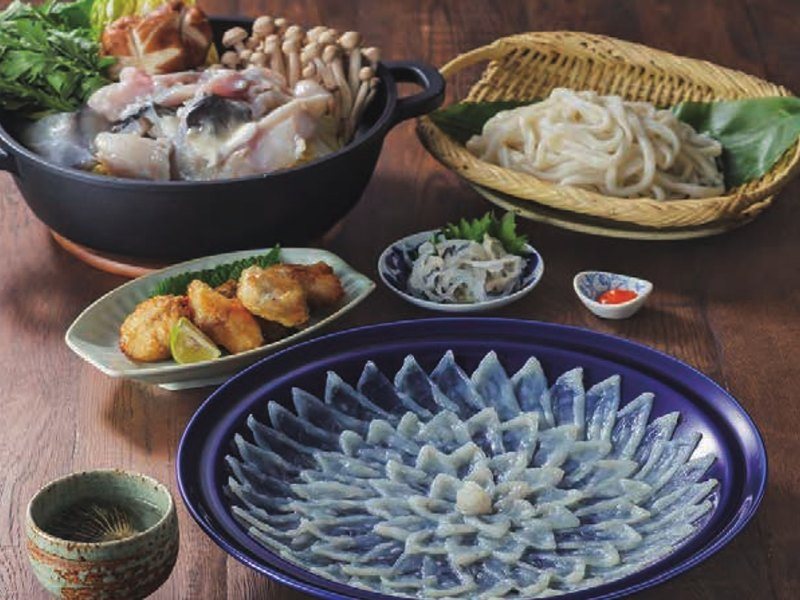 〈ふく太郎本部〉ふぐ料理フルコース（47CLUB ×リンベル 30,000円コース掲載）