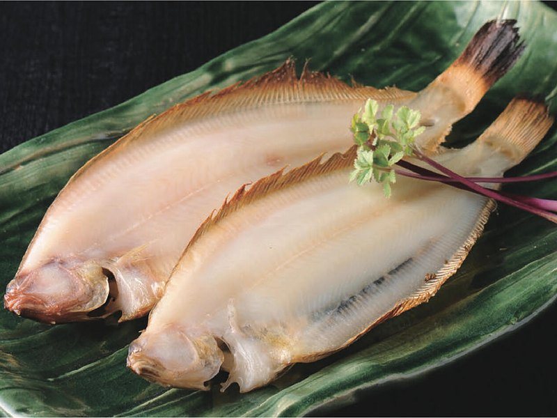 〈津田孫兵衛〉若狭かれい一夜干（best Gourmet 31,000円コース掲載）
