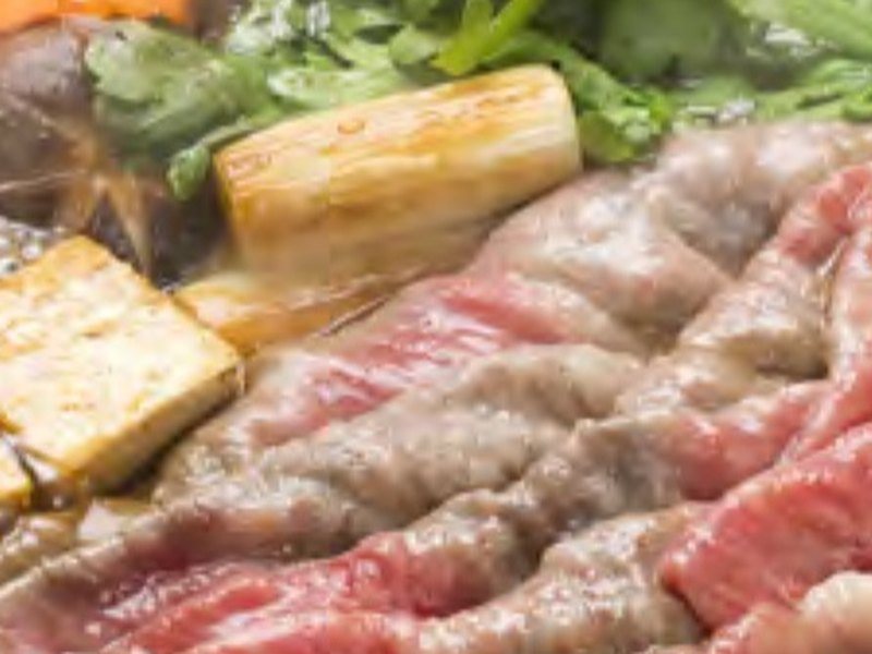 〈鹿児島黒牛〉すき焼（カタロース）約1000g（えらべるブランド和牛 21,000円コース掲載）