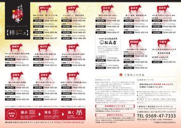 米沢牛の誌面（2ページ）