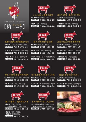 山形牛の誌面（1ページ）