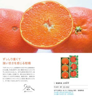 愛媛県産の誌面（34ページ）