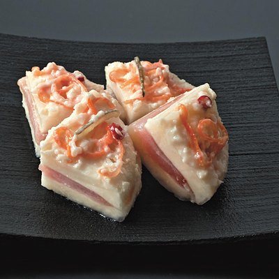 日本のおいしい食べ物 4,000円コースの誌面より（19ページ）