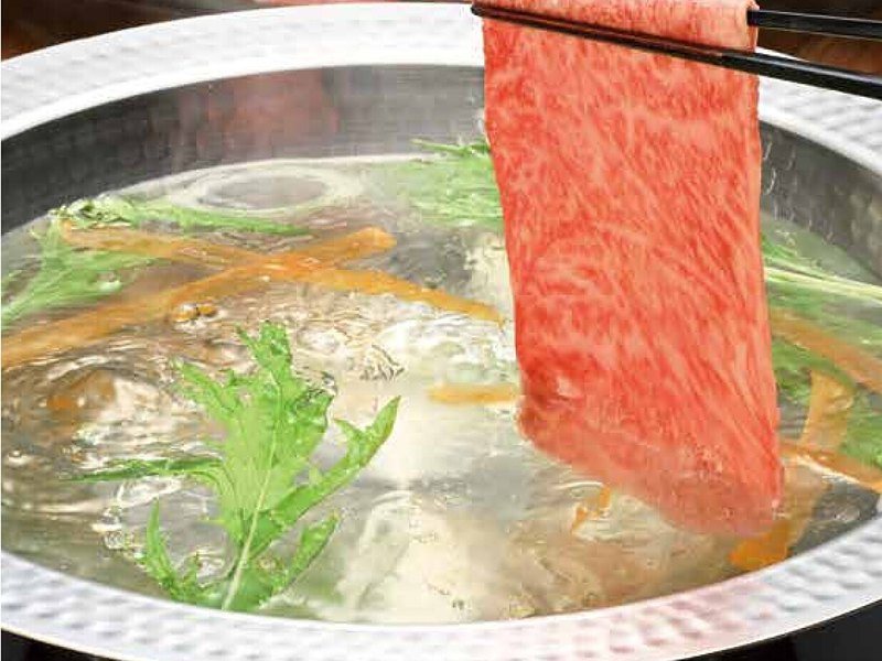 〈仙台牛・燕三〉しゃぶしゃぶ用＆よせしゃぶ鍋26cm（おいしいお肉の贈り物 15,000円コース掲載）
