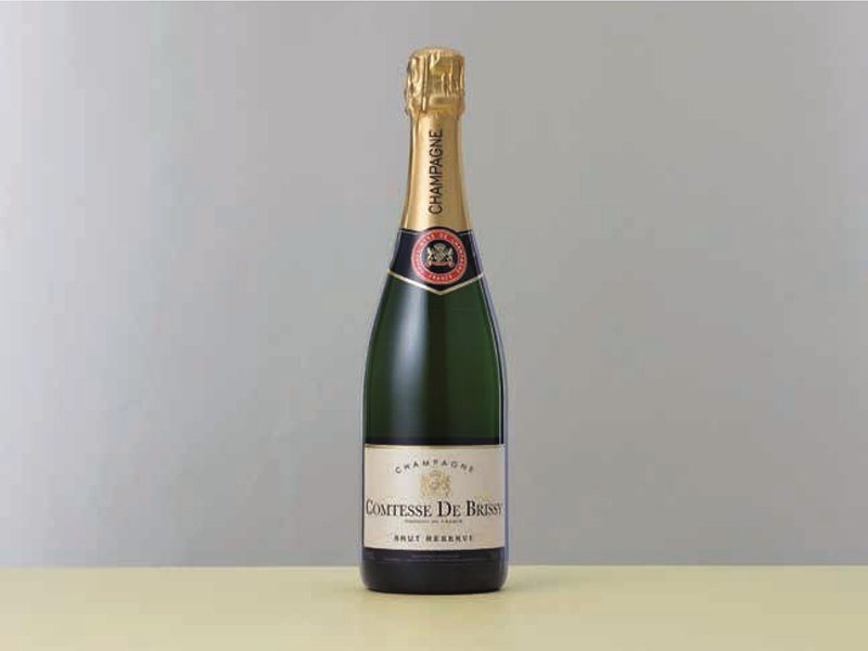 〈フランス・シャンパーニュ〉コンテス ド ブリスィ ブリュット レゼルブ（お酒の贈り物 9,000円コース掲載）