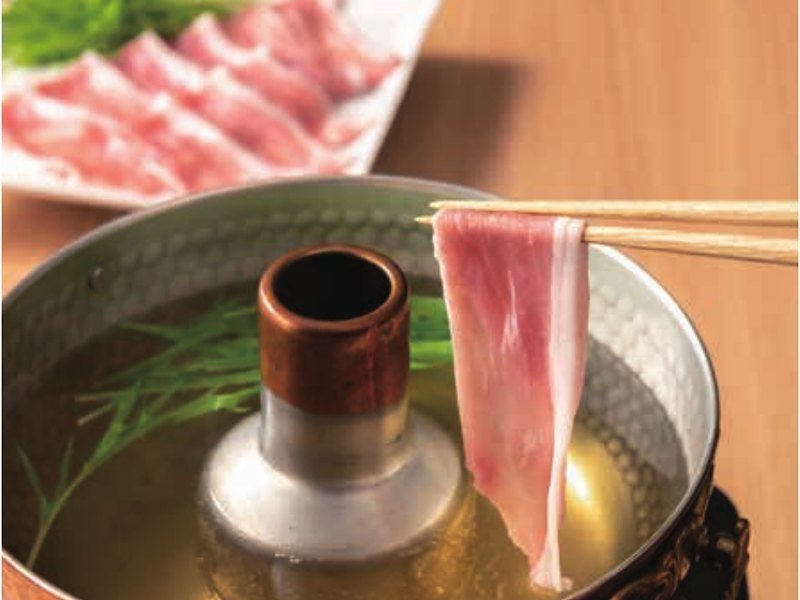 〈伊勢うまし豚〉しゃぶしゃぶ用モモ（Presentage 2,900円コース掲載）