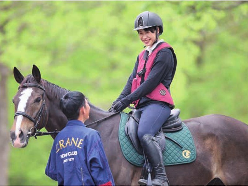 〈乗馬クラブクレイン〉乗馬体験（Presentage 3,900円コース掲載）
