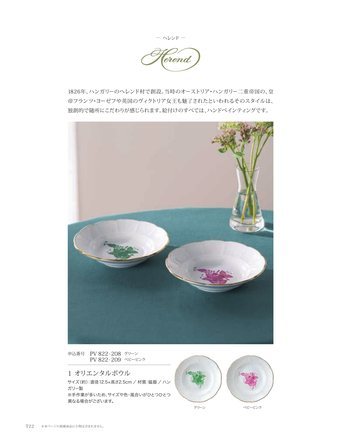 ヘレンドの誌面（23ページ）