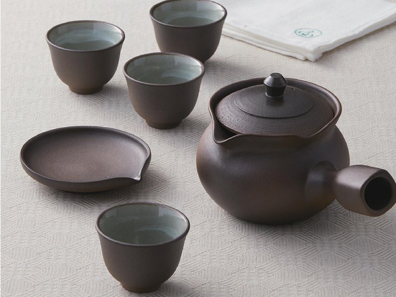 〈藤総製陶所〉茶器揃（焼締め）（SAYU 12,900円コース掲載）