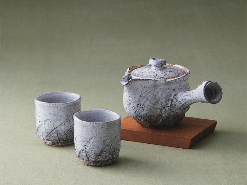 〈日本製〉荒土小茶器揃（SAYU 20,900円コース掲載）