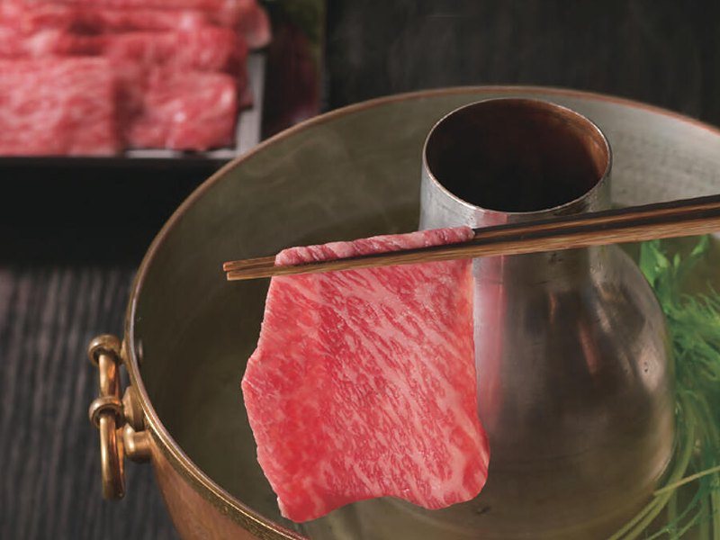 〈前沢牛〉しゃぶしゃぶ用（とっておきのニッポンを贈る 31,000円コース掲載）
