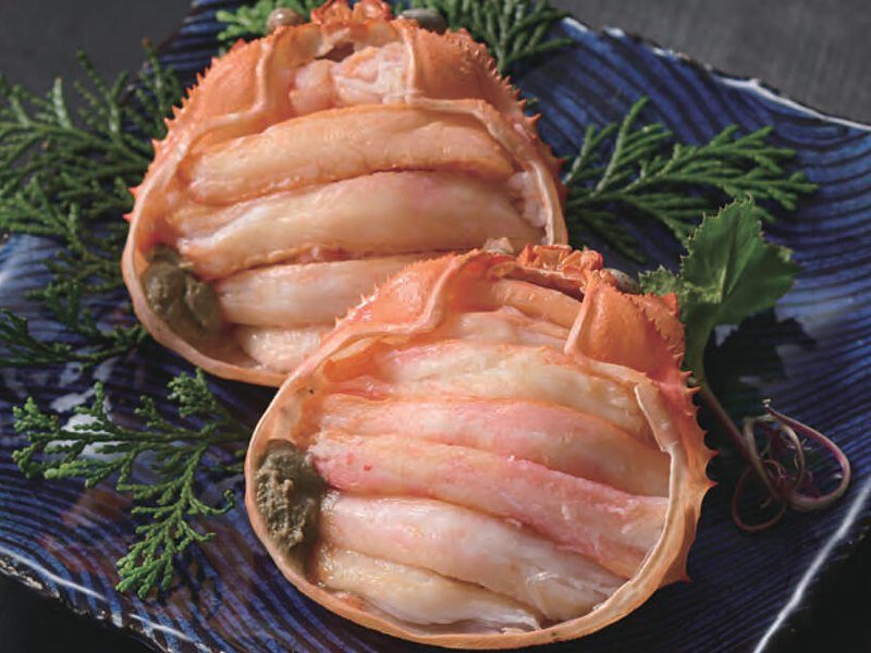 〈近江町市場 ヤマカ水産〉紅ずわいがに甲羅盛り（とっておきのニッポンを贈る 8,900円コース掲載）