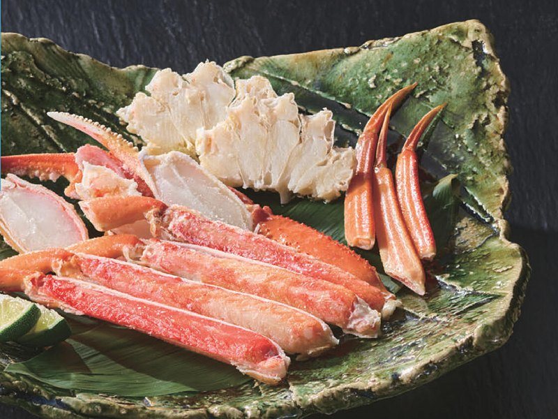 〈ずわいがに〉ボイルずわいがに半むき身（uluao 15,900円コース掲載）