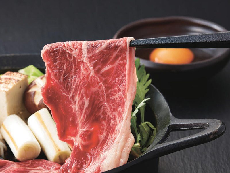 〈上州牛〉すき焼き用（uluao 3,900円コース掲載）