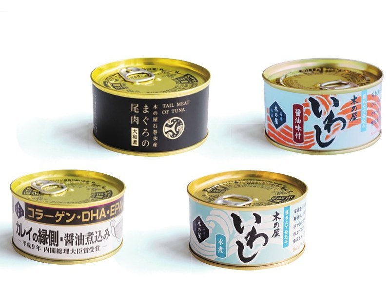 〈木の屋石巻水産〉缶詰セット（うましま 3,900円コース掲載）