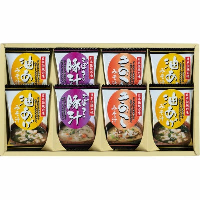 フリーズドライ「お味噌汁3種の味詰合せ」