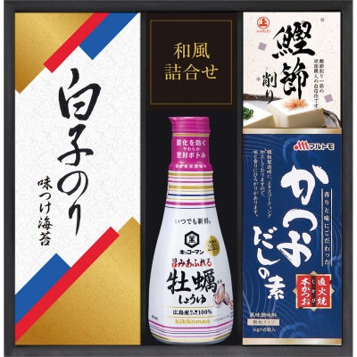 キッコーマン しょうゆ＆白子のり食卓詰合せ