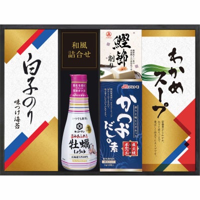 キッコーマン しょうゆ＆白子のり食卓詰合せ
