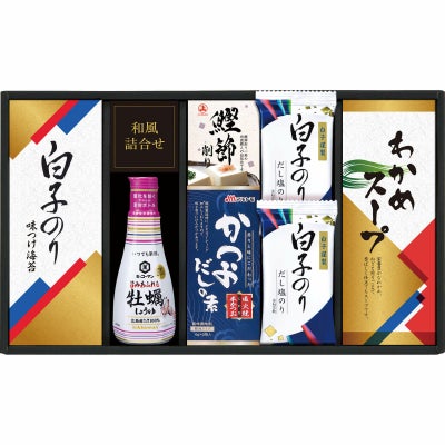 キッコーマン しょうゆ＆白子のり食卓詰合せ