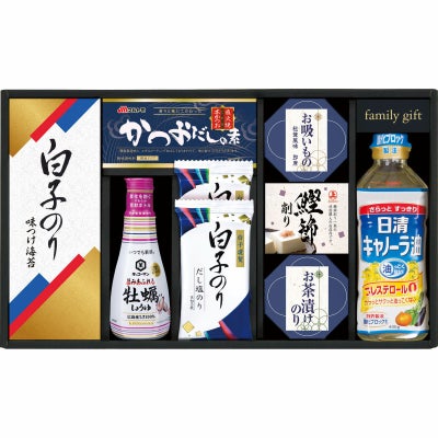 キッコーマン しょうゆ＆白子のり食卓詰合せ