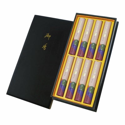 薫寿堂 特撰花琳 短寸8入（桐塗箱入）