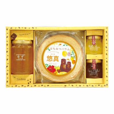 山田養蜂場 はちみつバウムギフトセット（お名入れ）
