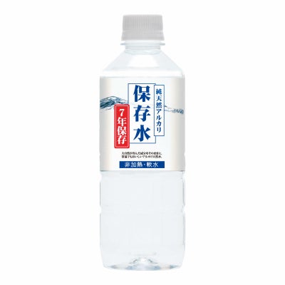 KFG 純天然アルカリ保存水（7年）500ml（24本）
