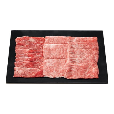 銀座吉澤 松阪牛 モモ・カタ（ウデ）・ロース すき焼き用（計700g）