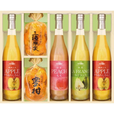 美食ファクトリー 果実のゼリー＆フルーツ飲料セット