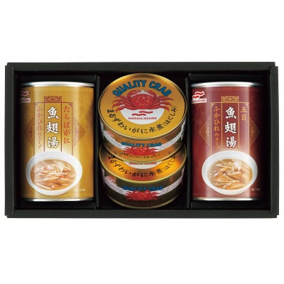 マルハニチロ ふかひれスープ・かに缶詰詰合せ