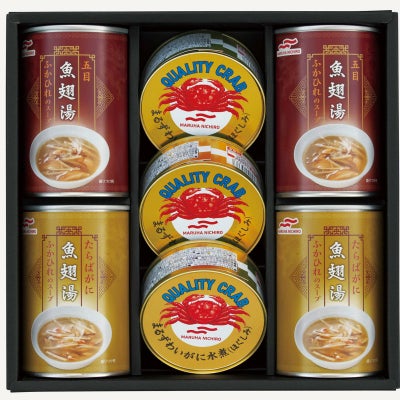 マルハニチロ ふかひれスープ・かに缶詰詰合せ