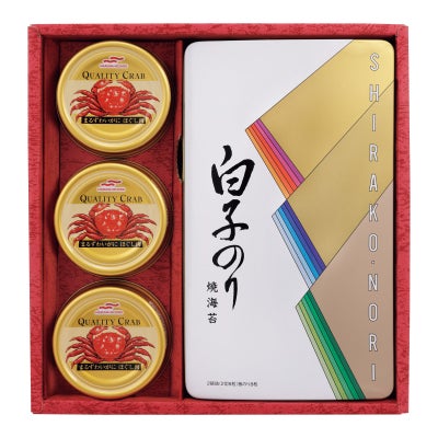 白子のり のり・かに缶詰合せ