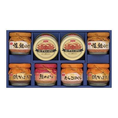 ニッスイ 紅ずわいがに缶詰・びん詰ギフトセット