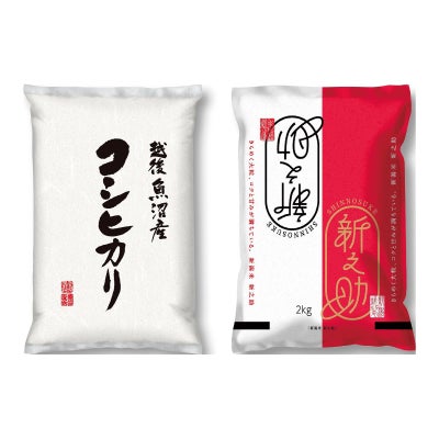 新潟米 2種食べ比べ（計4kg）