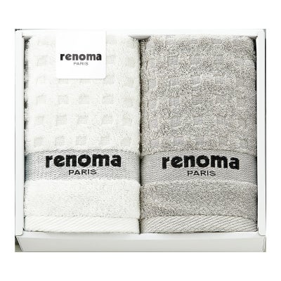renoma　フェイスタオル2枚セット