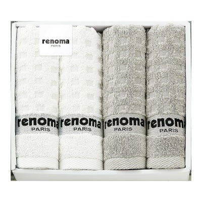 renoma　フェイスタオル4枚セット