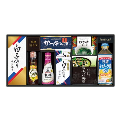 キッコーマン　しょうゆ＆白子のり食卓詰合せ