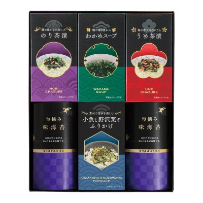 味海苔＆茶漬＆ふりかけ＆スープ詰合せ