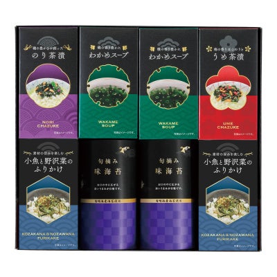 味海苔＆茶漬＆ふりかけ＆スープ詰合せ