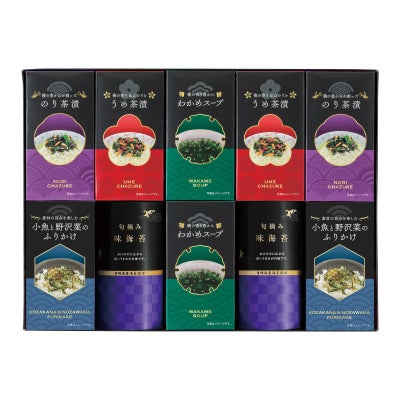 味海苔＆茶漬＆ふりかけ＆スープ詰合せ